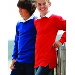 FR109 Children's Long Sleeved Plain Rugby Shirt